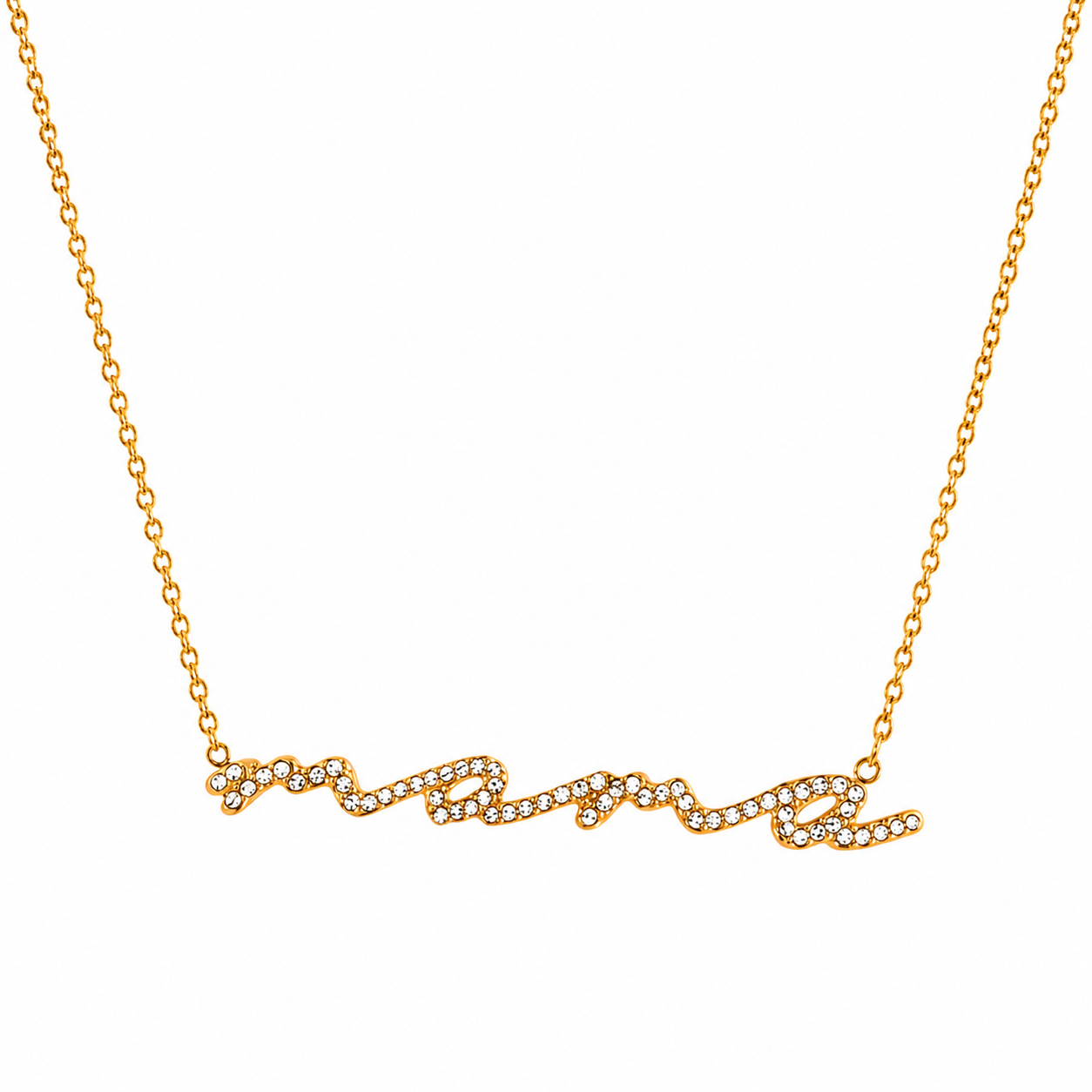 Mama Cursive Pendant