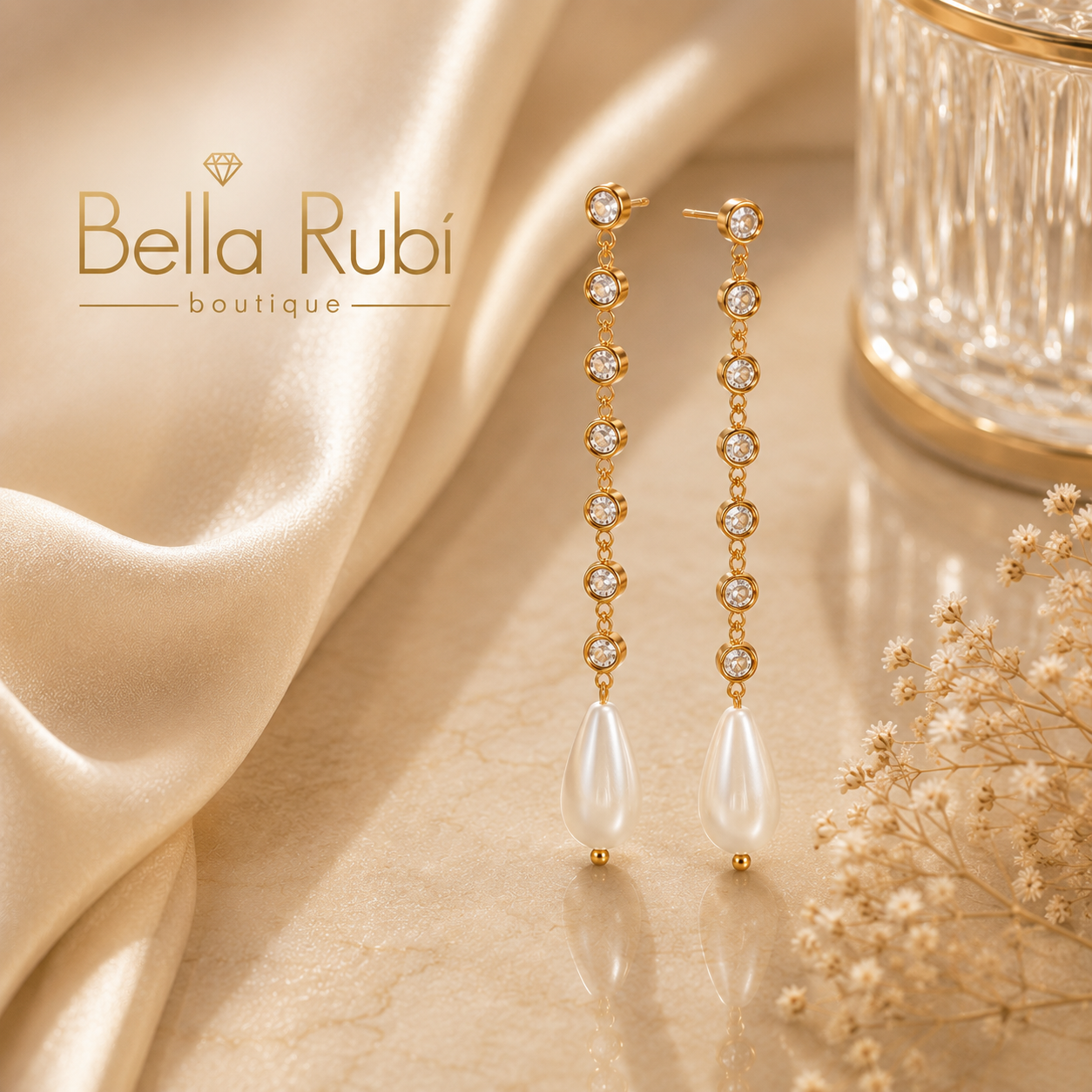 Pearl Cascade Earrings