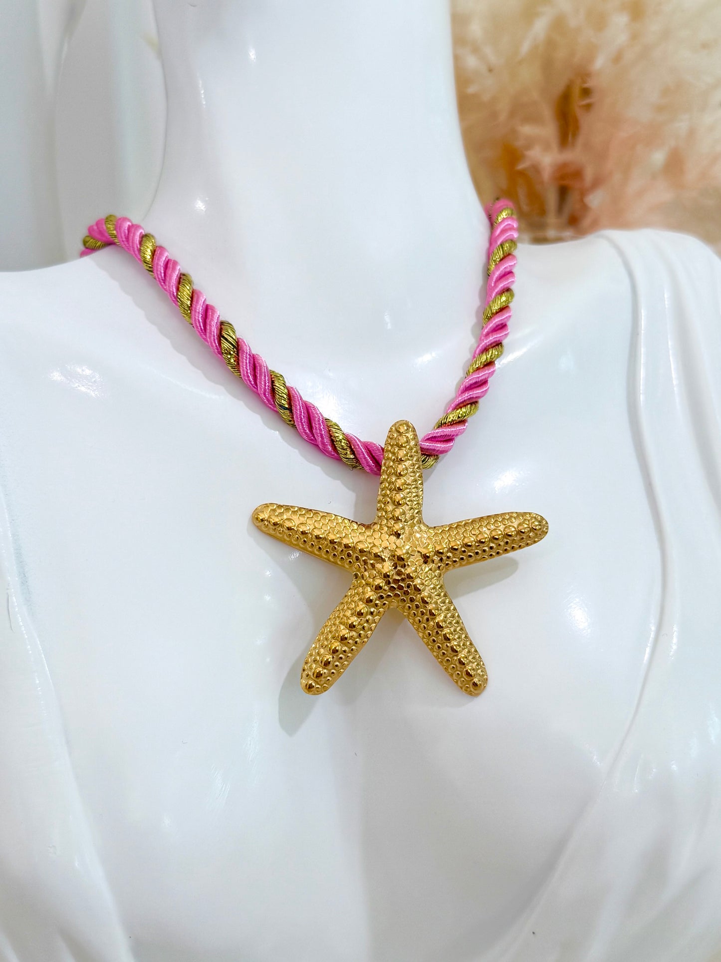 Star cord necklace