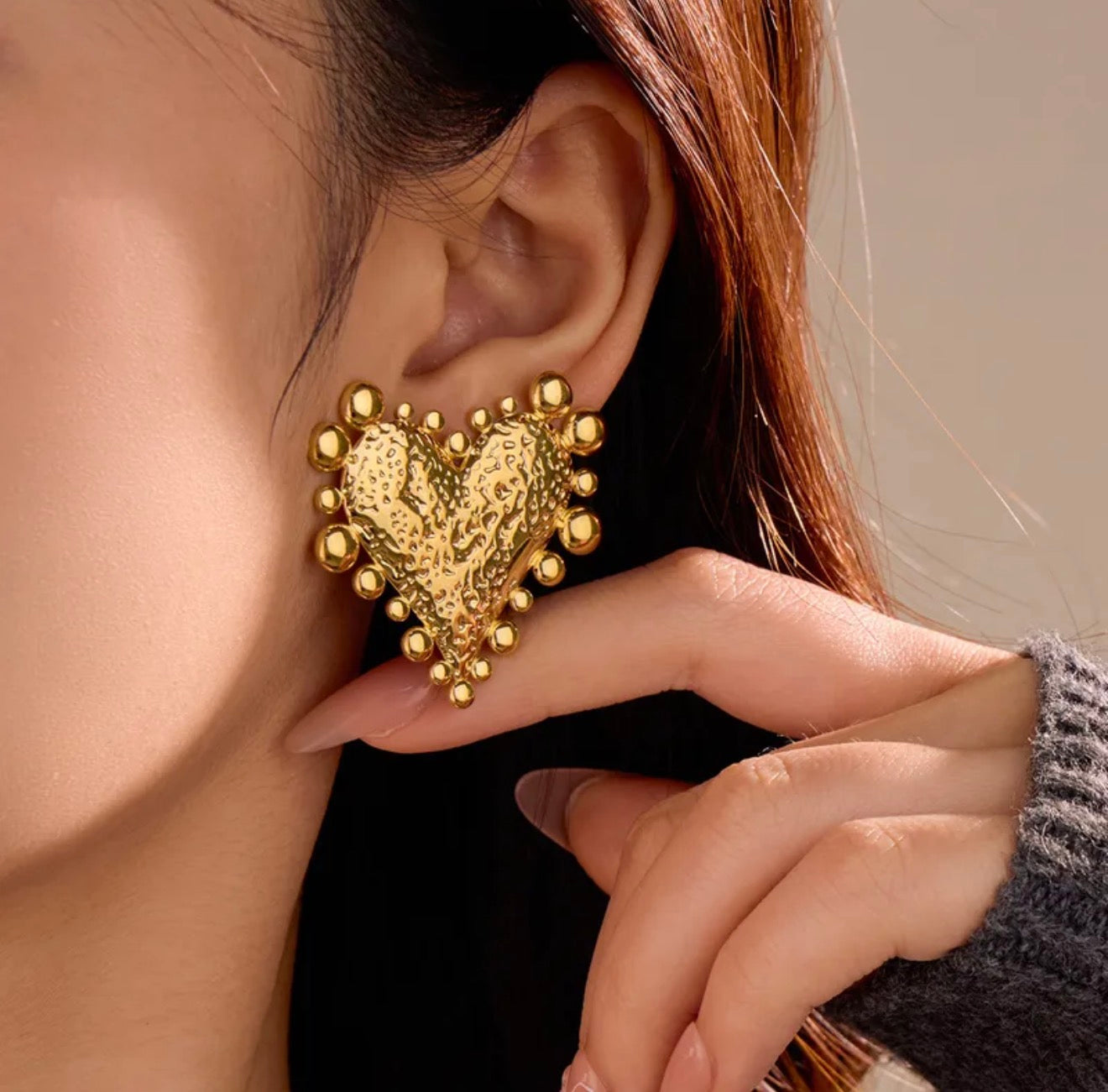 Lucy Heart Earrings