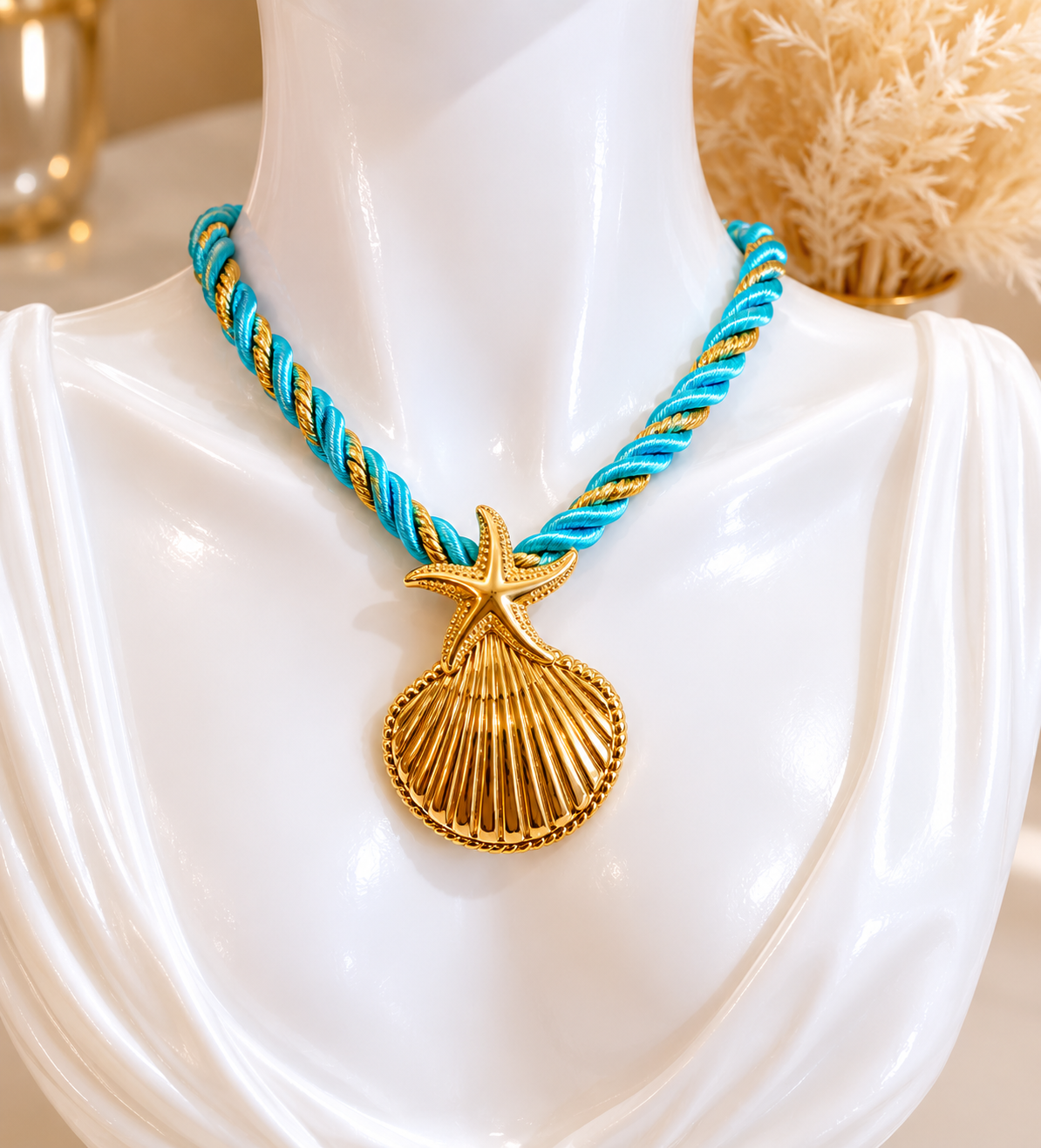 Sea Shell Cord Necklace