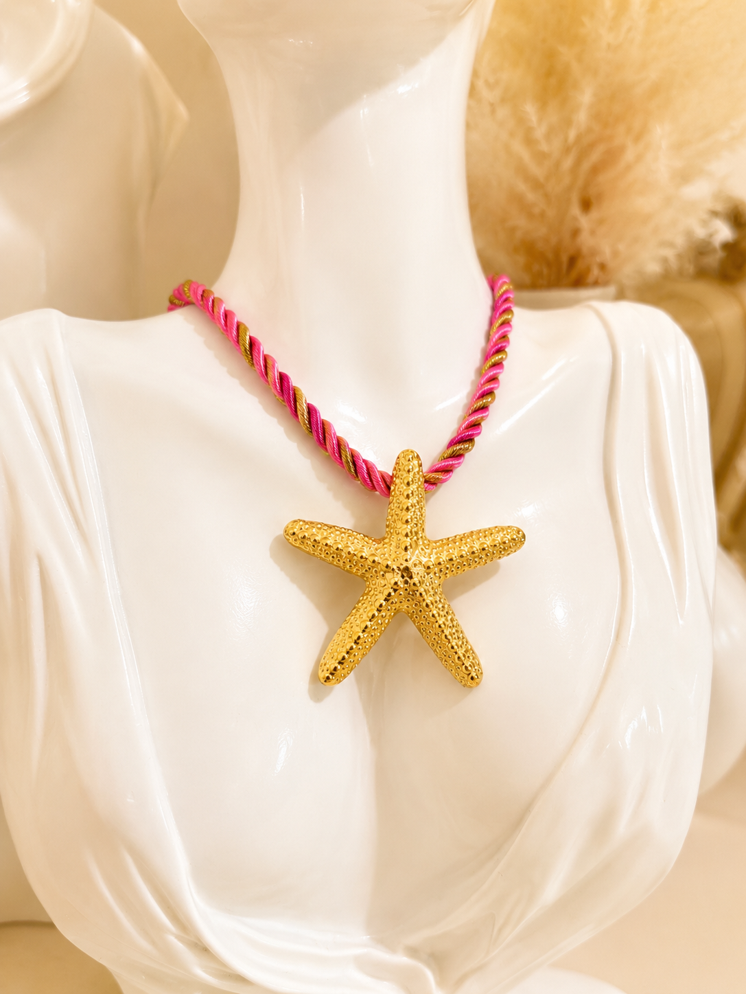 Star cord necklace