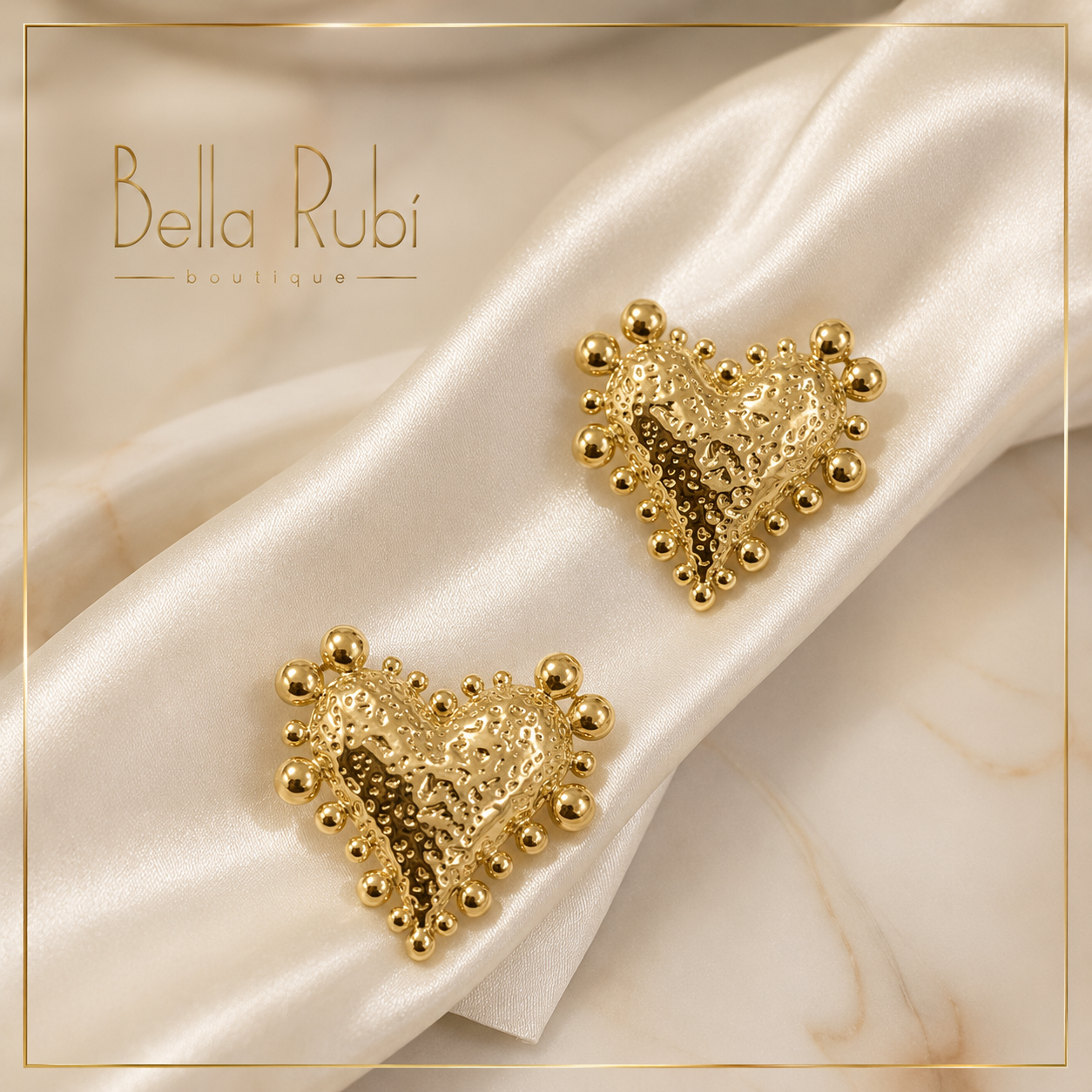 Lucy Heart Earrings