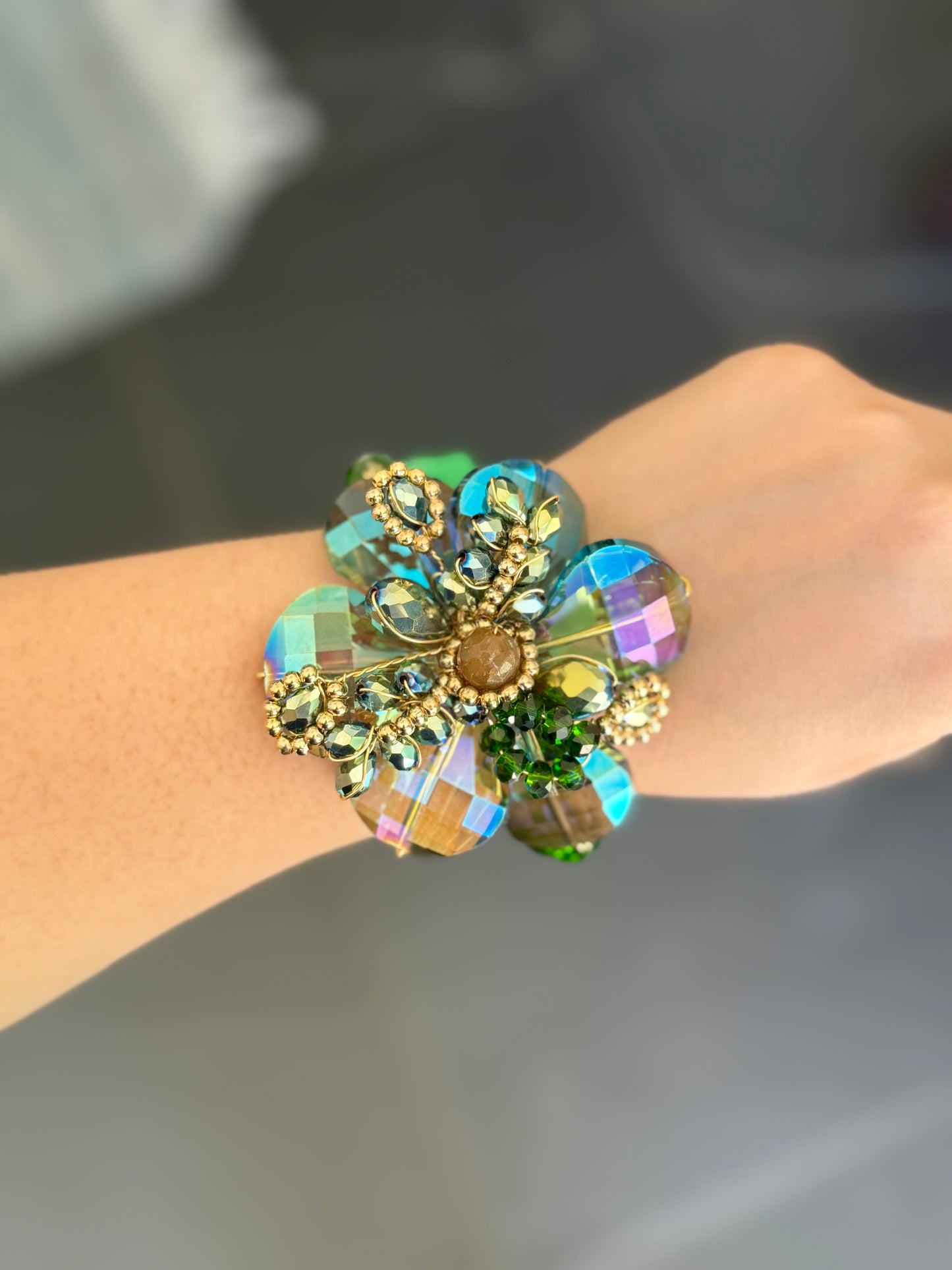Brazalete Sol Esmeralda
