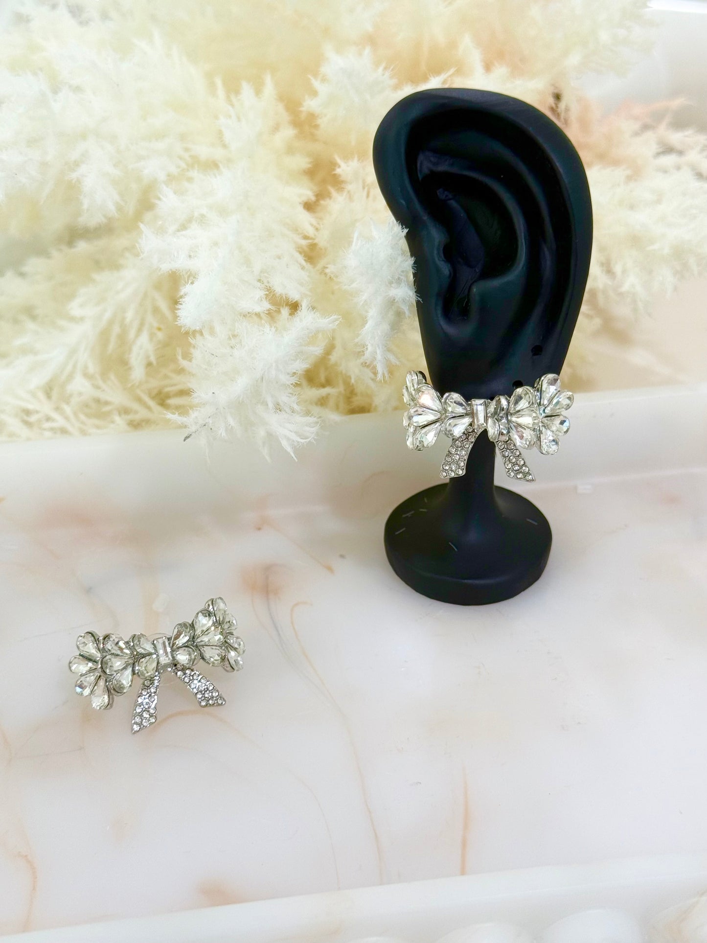 Bling coquette earrings