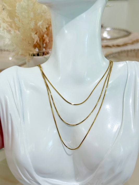 3 stack necklace