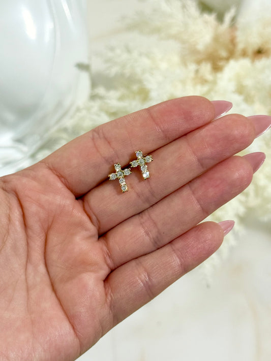 Cross Stud Earrings