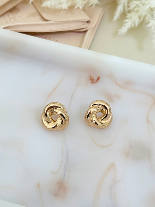 Button Earrings