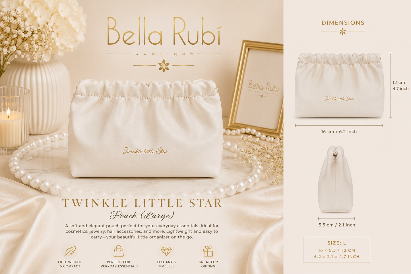 Twinkle Little Star Pouch Bag