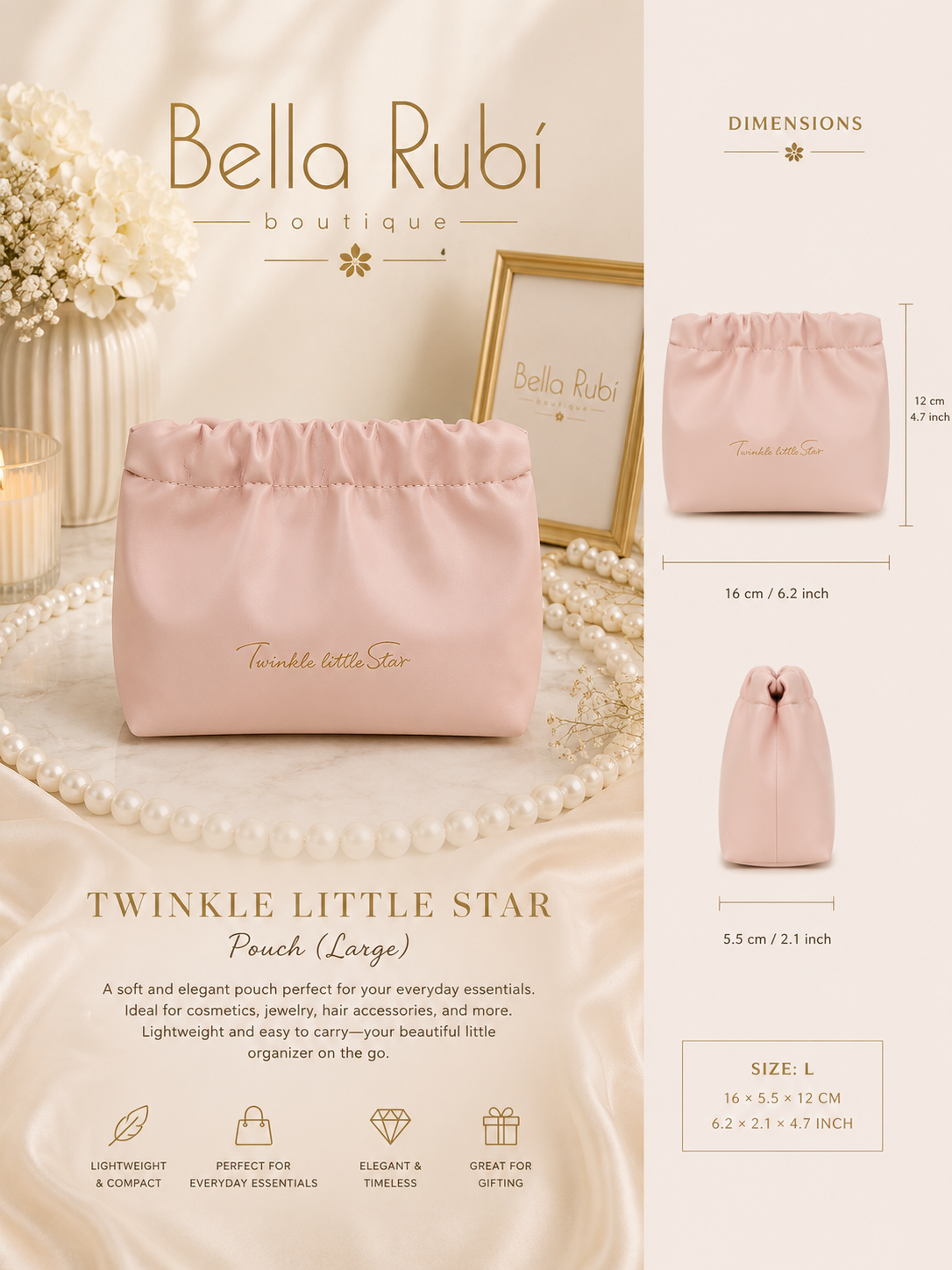 Twinkle Little Star Pouch Bag
