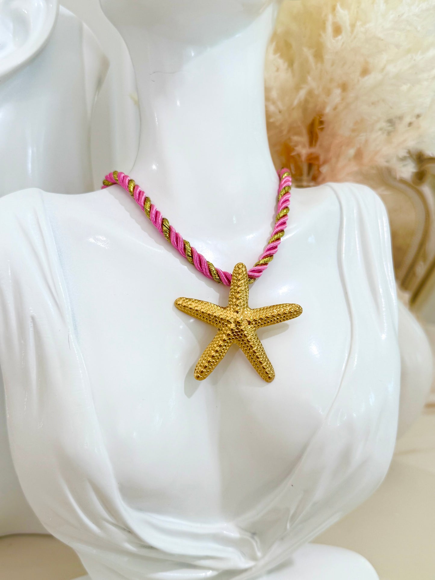 Star cord necklace