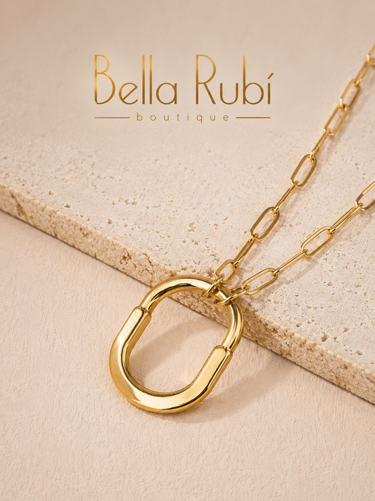 Golden Lock Necklace
