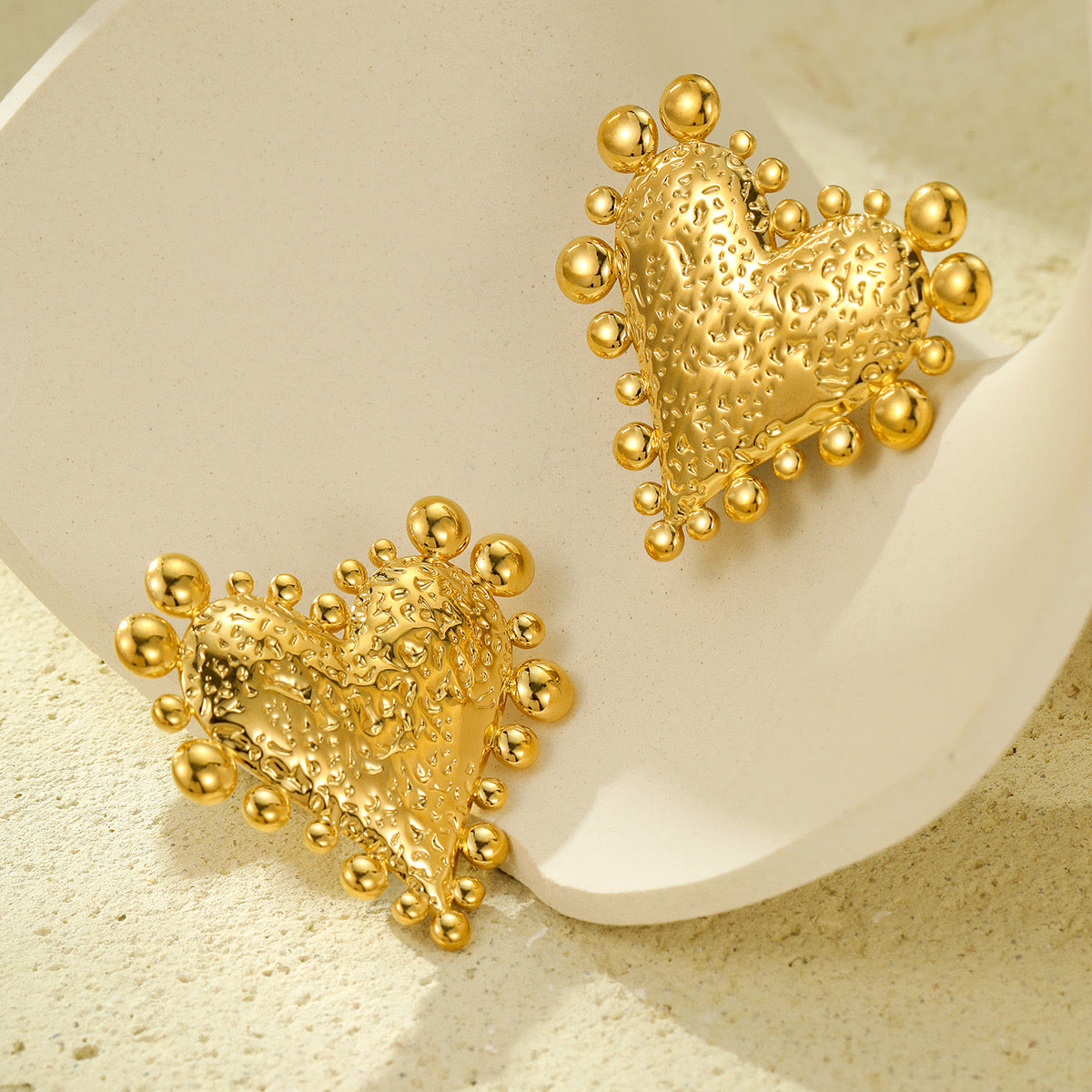 Lucy Heart Earrings