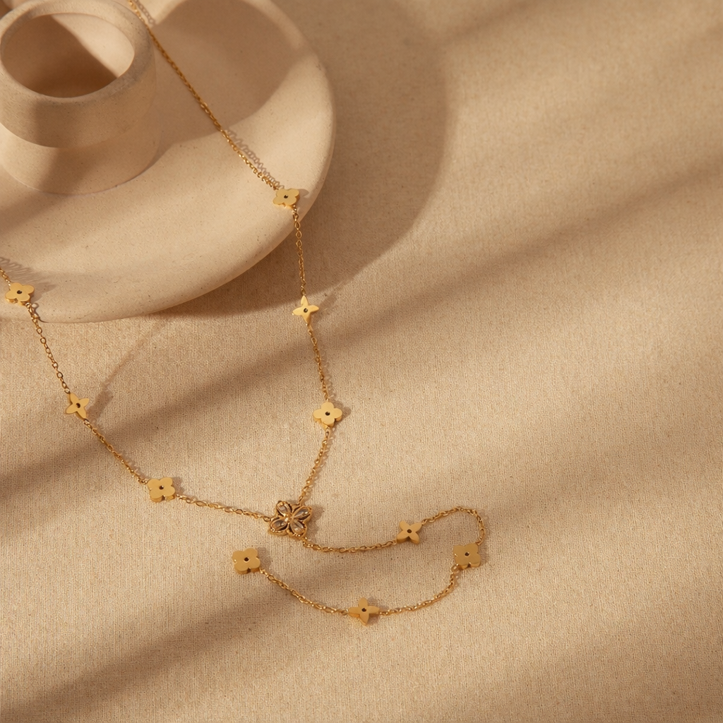 Golden Blossom Necklace