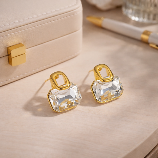 Eden Stud Earrings – Dainty Minimalist Earrings