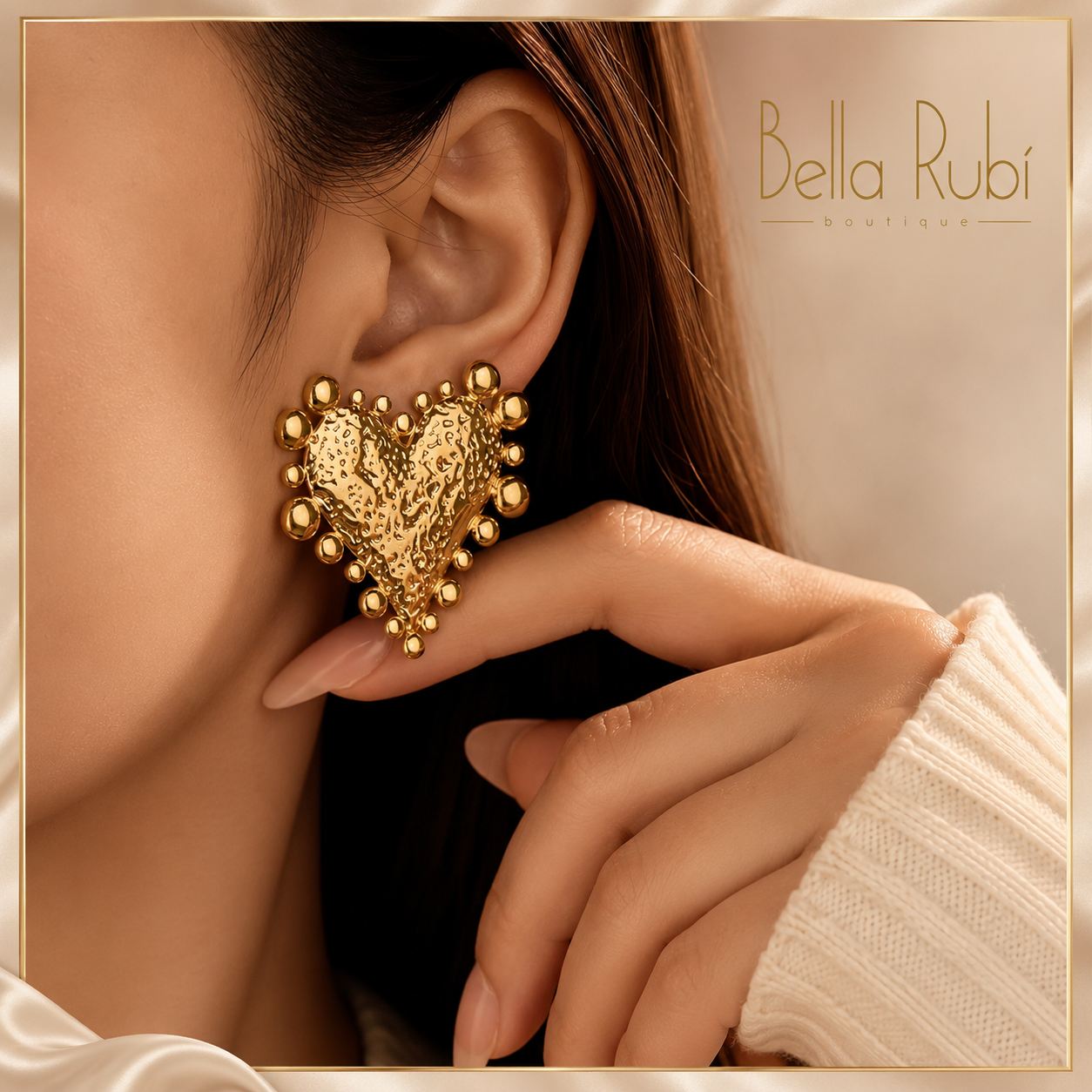 Lucy Heart Earrings