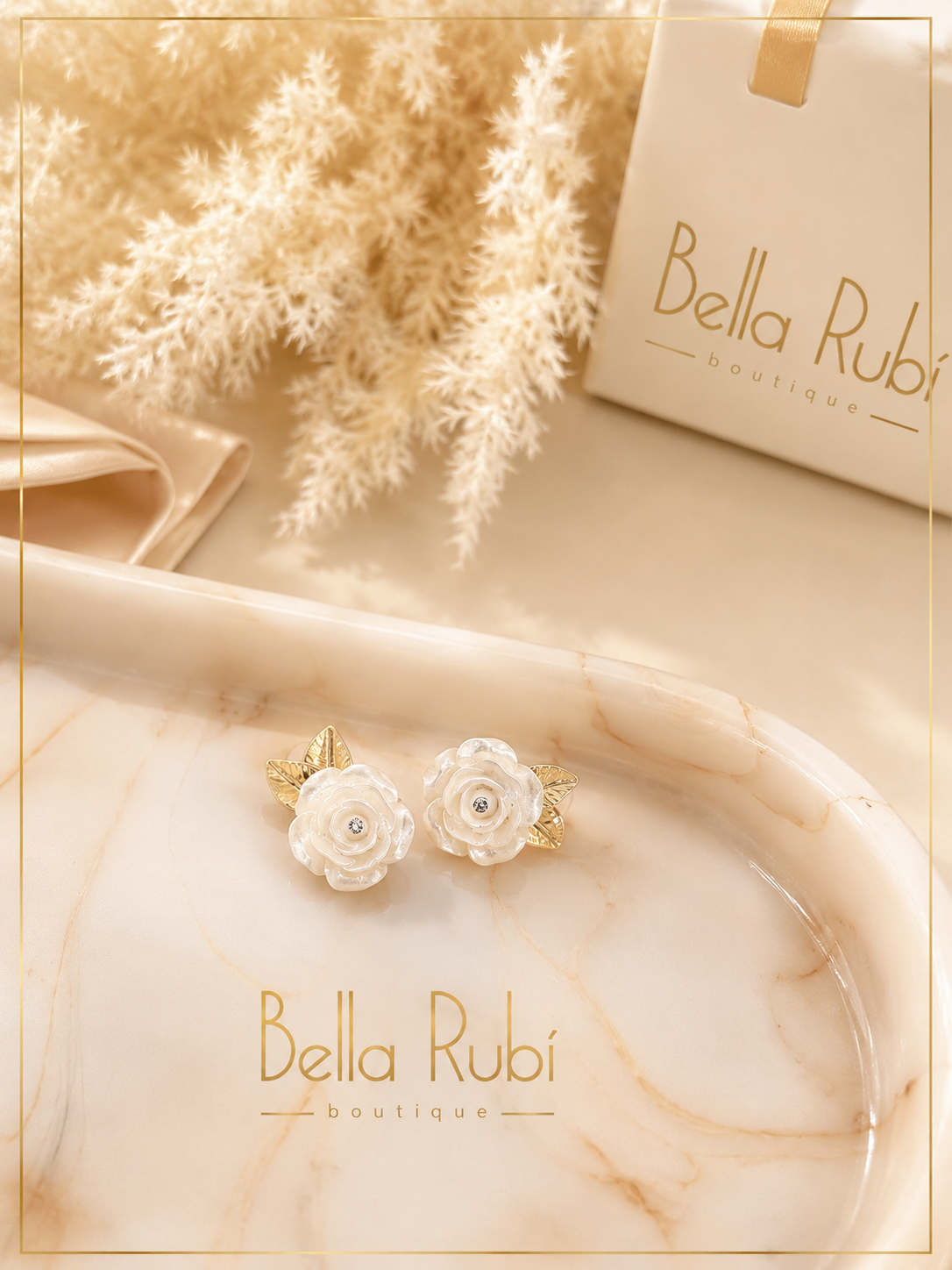 Flower Bloom Stud Earrings
