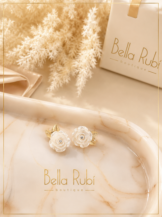 Flower Bloom Stud Earrings
