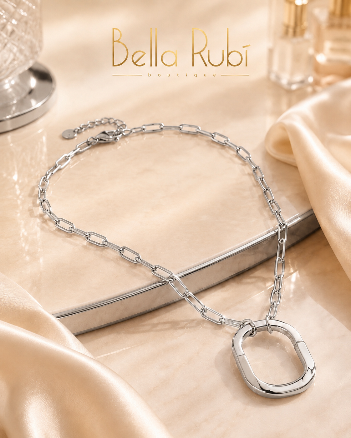 Golden Lock Necklace