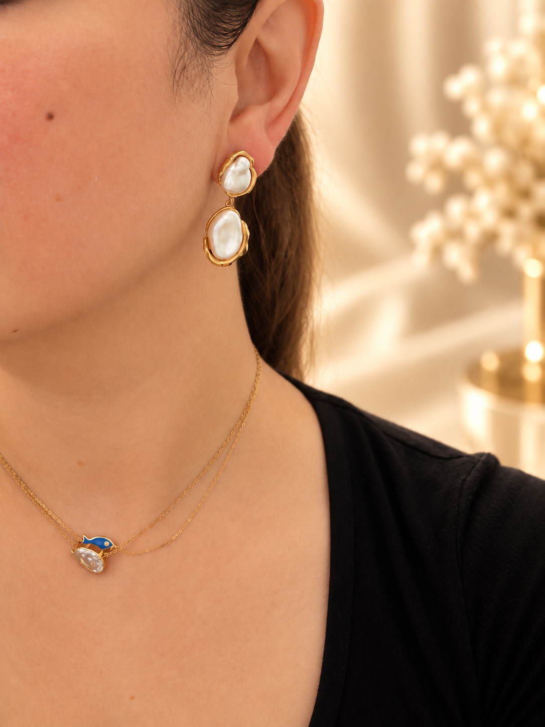 Valentina Pearl Earrings